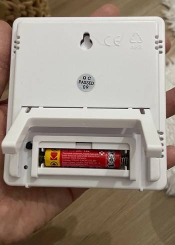 Gri Dijital Termometre ve Nem Ölçer - Görsel 2