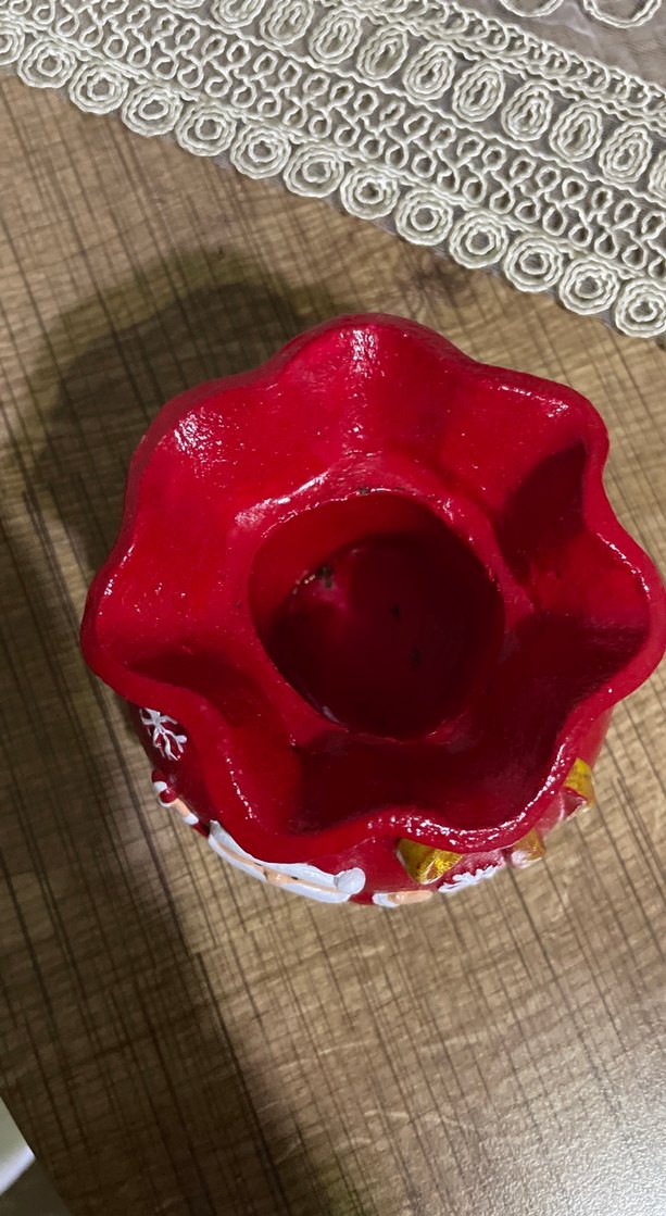 Kırmızı Noel Baba Figürlü Biblo - Görsel 2