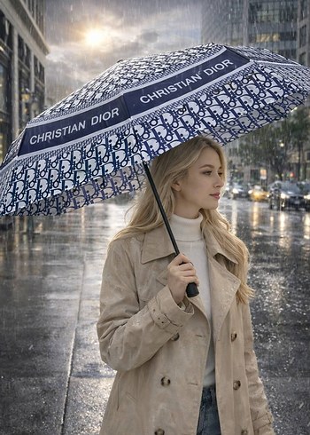 Christian Dior ve chanel Umbrella - Görsel 7