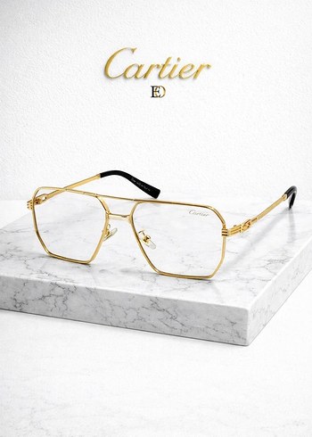 Versace Kadın Altın Şeffaf Modern Klasik Gözlük - Görsel 11