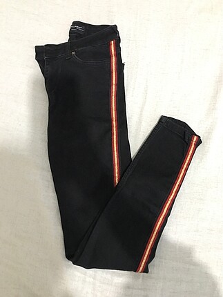 Siyah yüksek bel skinyy pantalon