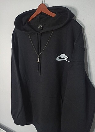 xl Beden siyah Renk SIRT BASKILI NİKE OVERSİZE SWEATSHİRT