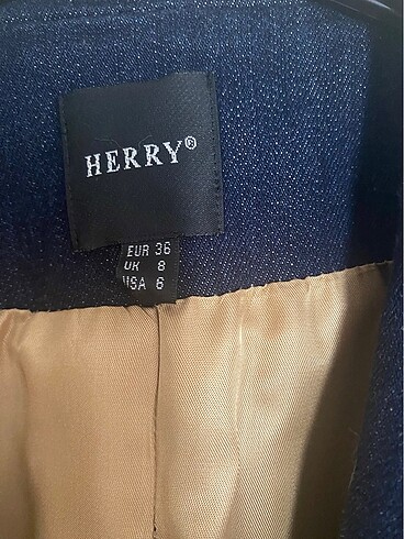 36 Beden lacivert Renk Herry kot blazer