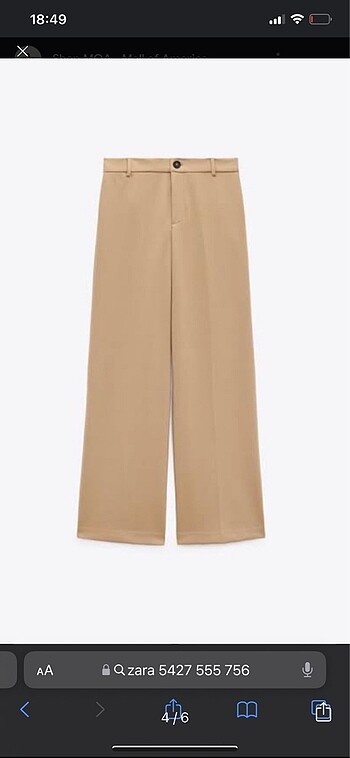 m Beden Zara pantolon