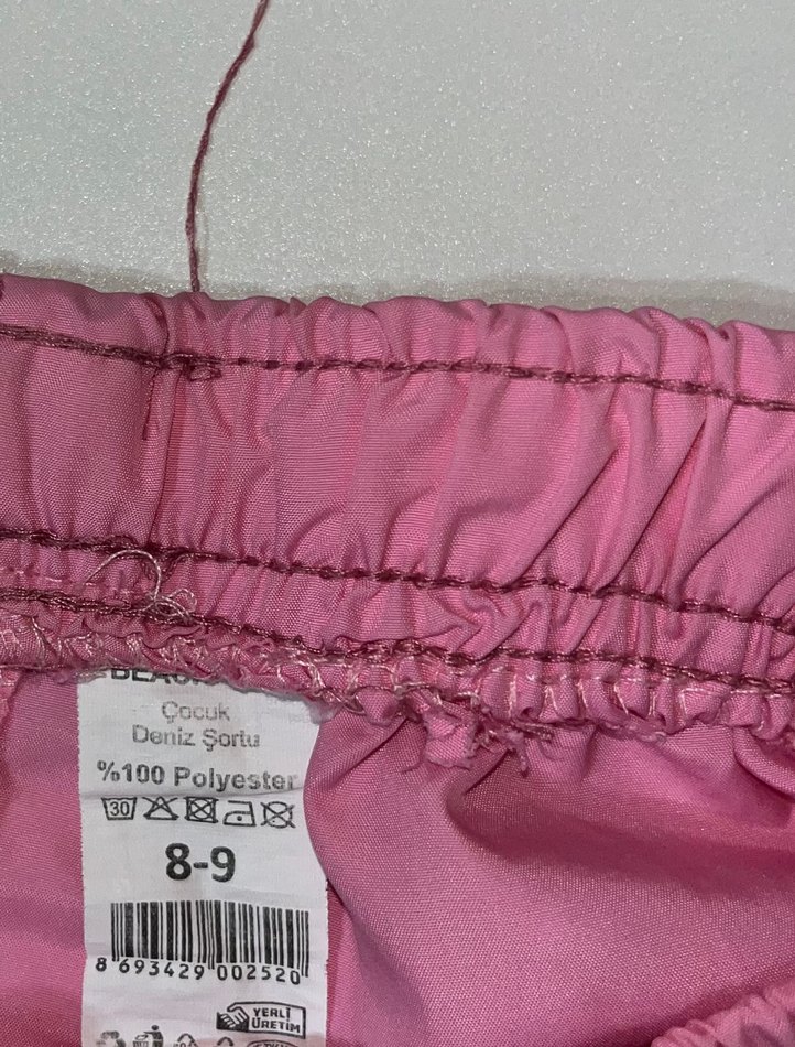 Pembe Kız Mini Deniz Şortu - Görsel 3