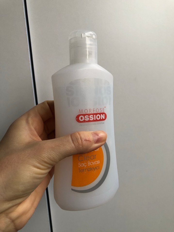 Morfose Ossion Colour Clear Saç Boyası Temizleyici - Görsel 3