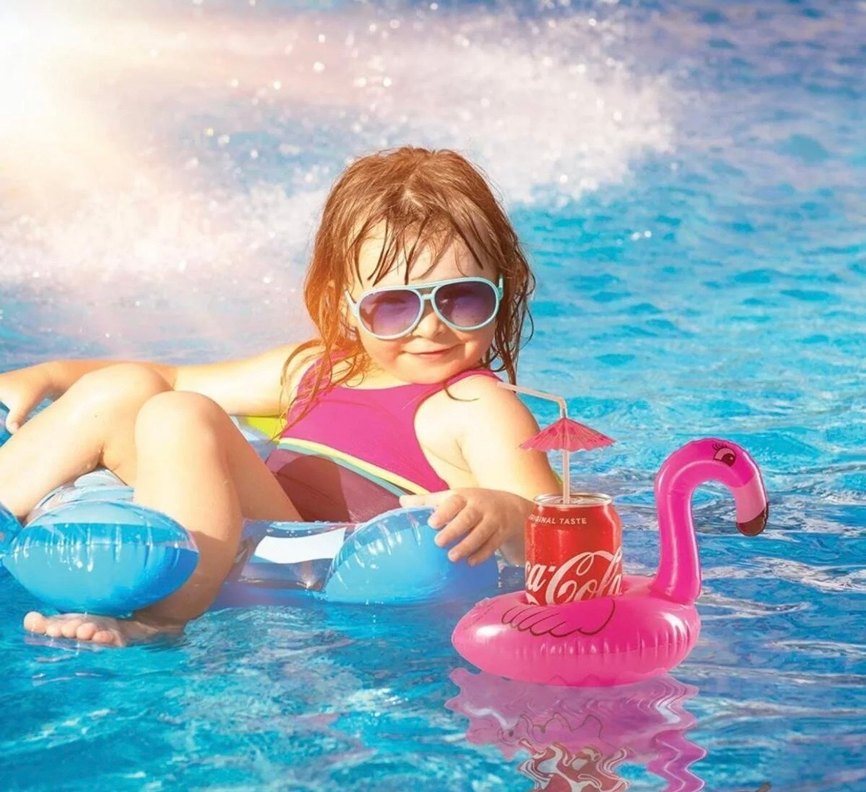 Pembe Flamingo Bardak Tutucu - Görsel 2