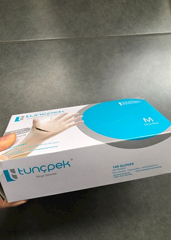 Kadın Vinil Eldiven M Beden - Görsel 2