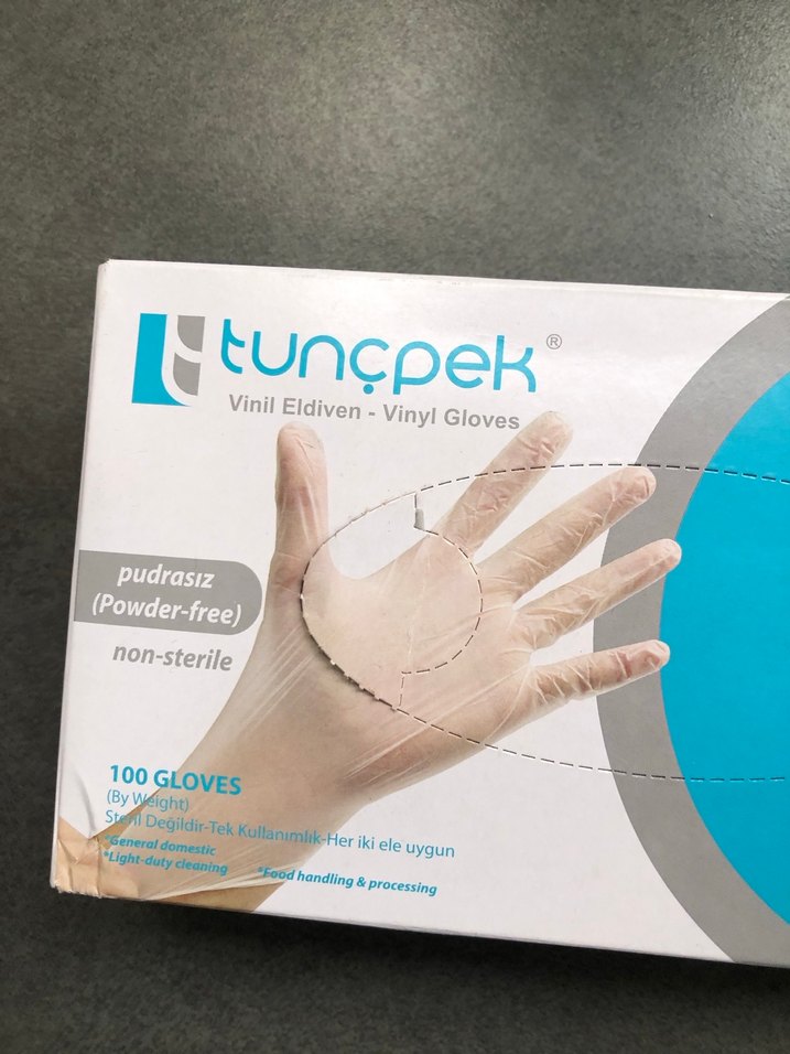 Kadın Vinil Eldiven M Beden - Görsel 3