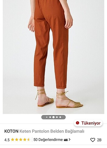 36 Beden turuncu Renk Kiremit keten pantalon