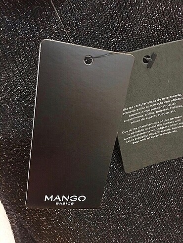 m Beden Mango simli bluz / L