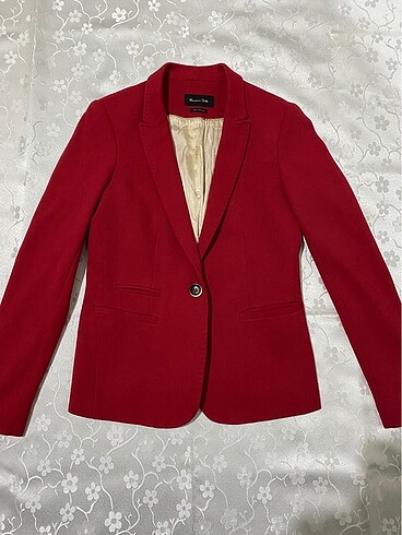Kırmızı massimo dutti ceket