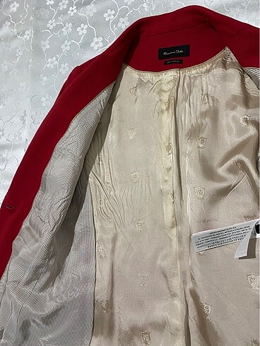 38 Beden kırmızı Renk Kırmızı massimo dutti ceket