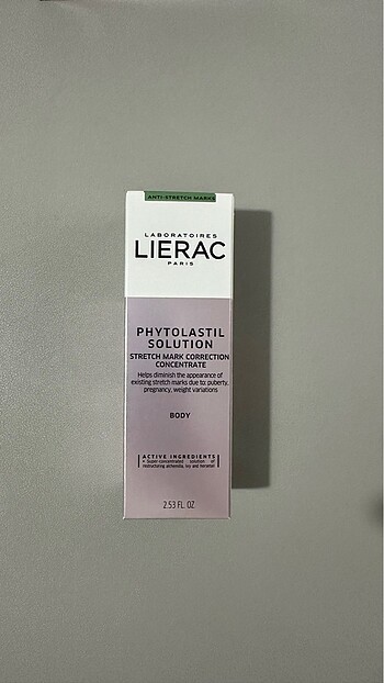 LİERAC PHYTOLASTIL SOLUTION 75 ml