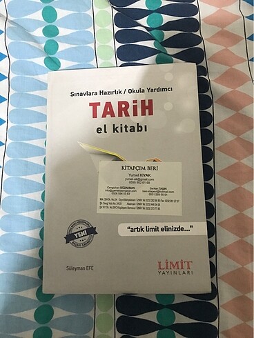 LİMİT TARİH EL KİTABI