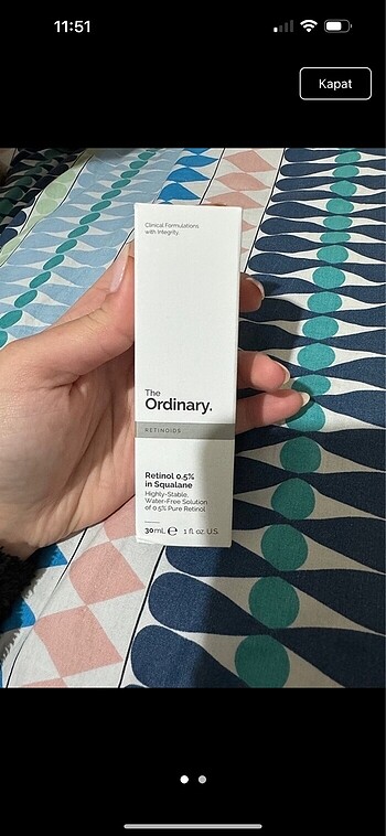 The Ordinary retinol 0.2 ve retinol 0.5