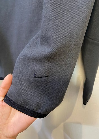 Nike Gri Fermuarlı Erkek Sweatshirt - Görsel 3