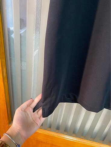 Siyah basic tişört - Görsel 3