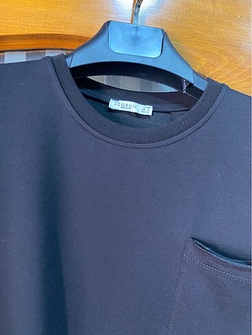 Siyah basic tişört - Görsel 6