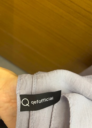 Qef official Krep kraş şal gri - Görsel 2
