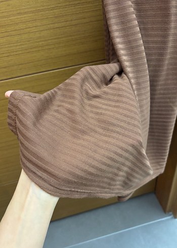 Fresh scarfs Comfy penye şal açık kahve - Görsel 4