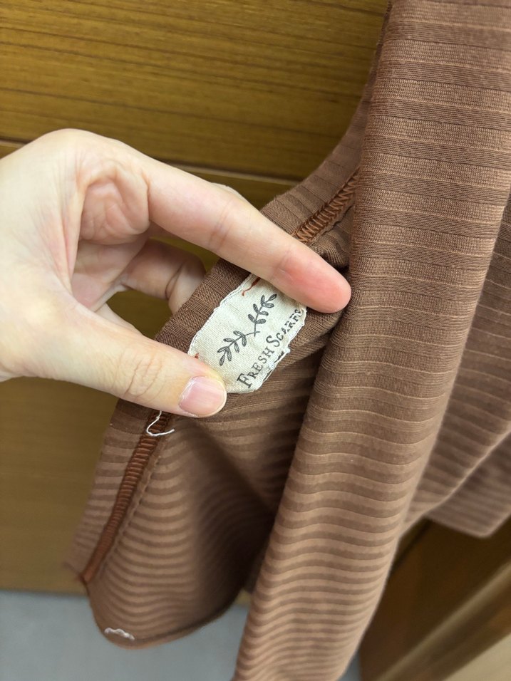 Fresh scarfs Comfy penye şal açık kahve - Görsel 3