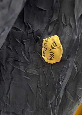 Fresh scarfs Vual crash şal kot mavi - Görsel 5