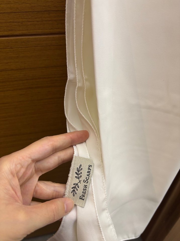 Fresh scarfs Medine ipeği Şal beyaz - Görsel 2