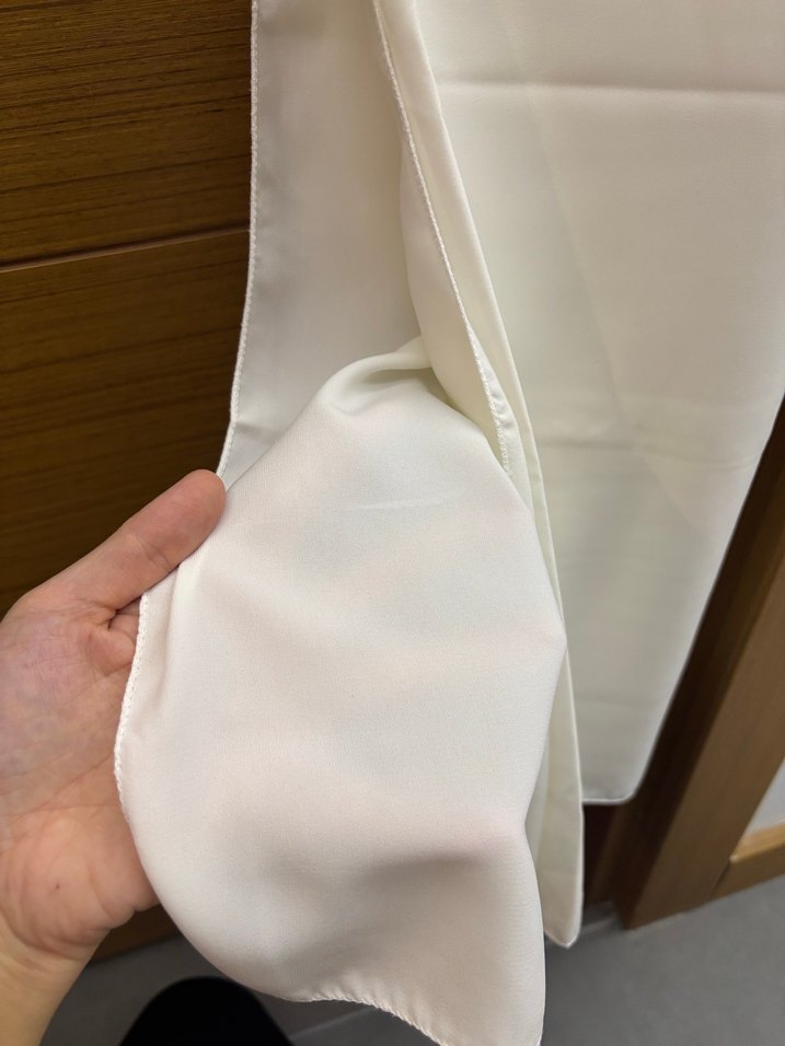 Fresh scarfs Medine ipeği Şal beyaz - Görsel 3