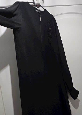 Siyah Uzun ferace - Görsel 3