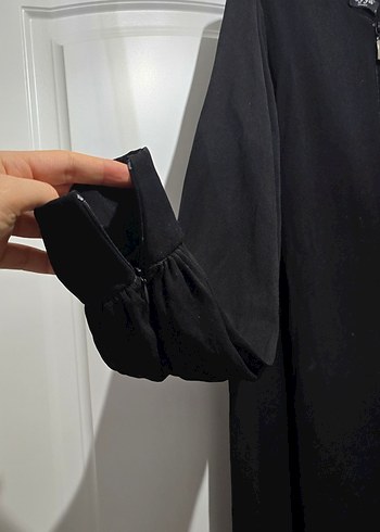 Siyah Uzun ferace - Görsel 2