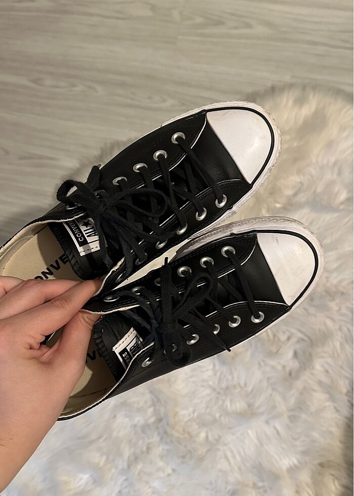 kalın taban converse - Görsel 3