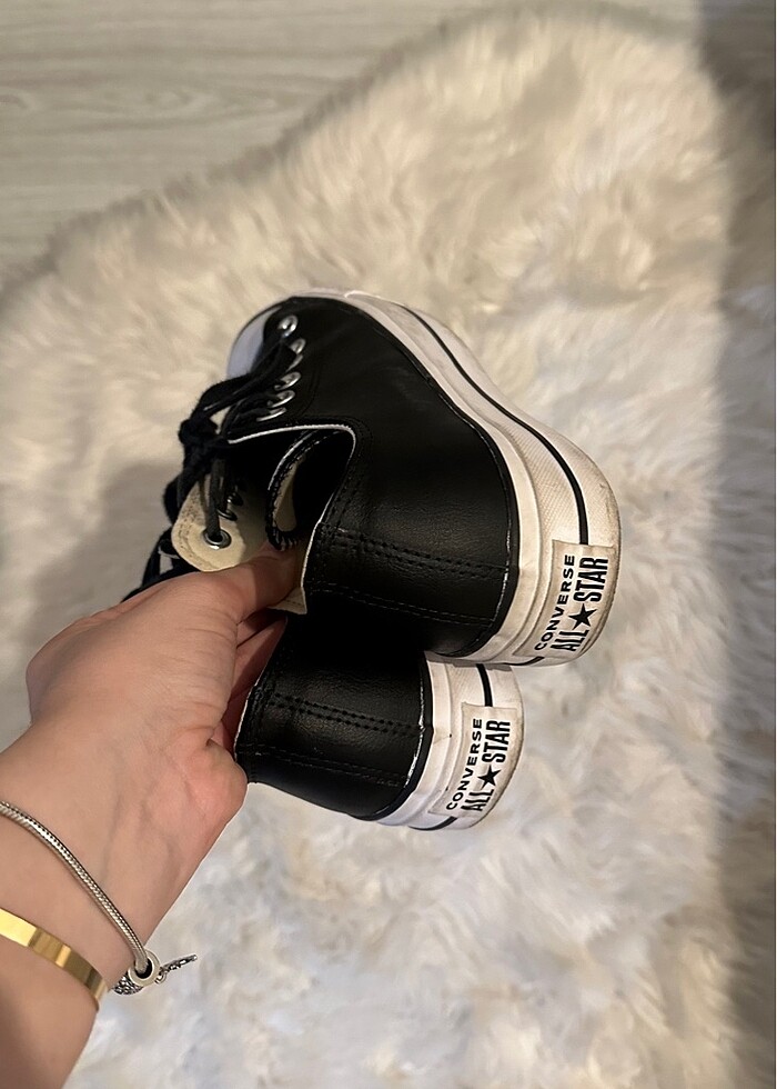kalın taban converse - Görsel 4