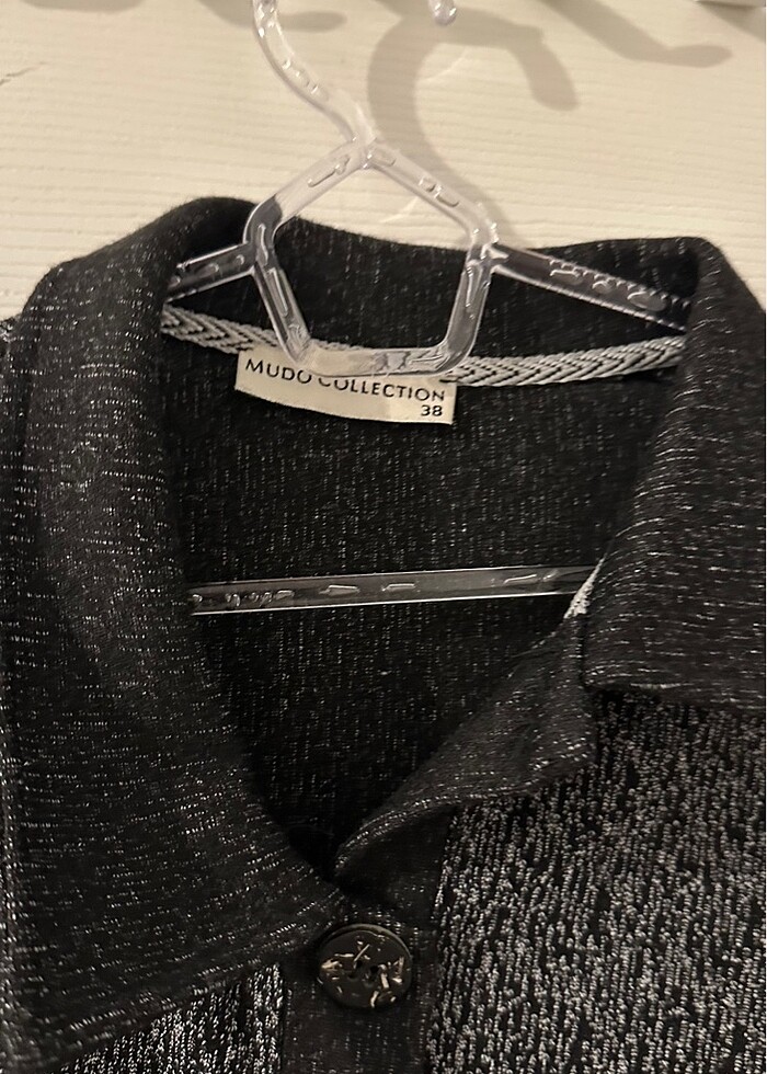 mudo yakalı elbise - Görsel 4