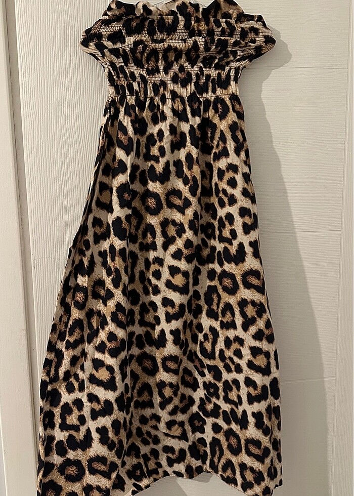 strablez leopar elbise - Görsel 2