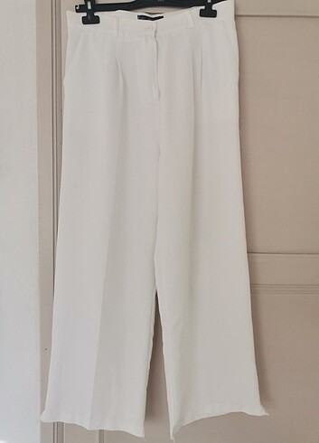 Beyaz bol pantalon 