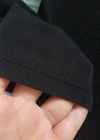 Diğer Siyah Boğazlı Uzun Kollu Kadın Kazak