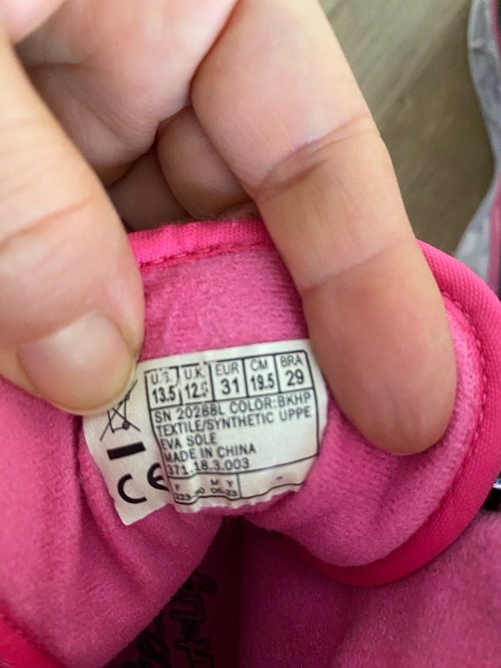 Skechers su geçirmez bRenkli Kız Çocuk Spor Ayakkabı Velcro Bant - Görsel 5