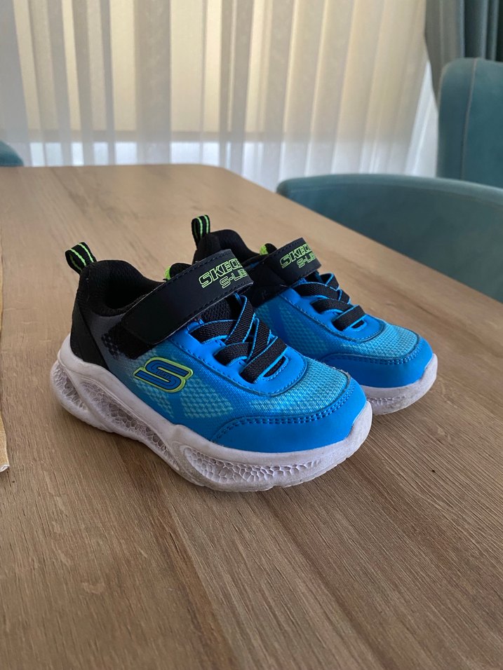 Skechers Mavi Erkek Çocuk Işıklı Spor Ayakkabı - Görsel 5