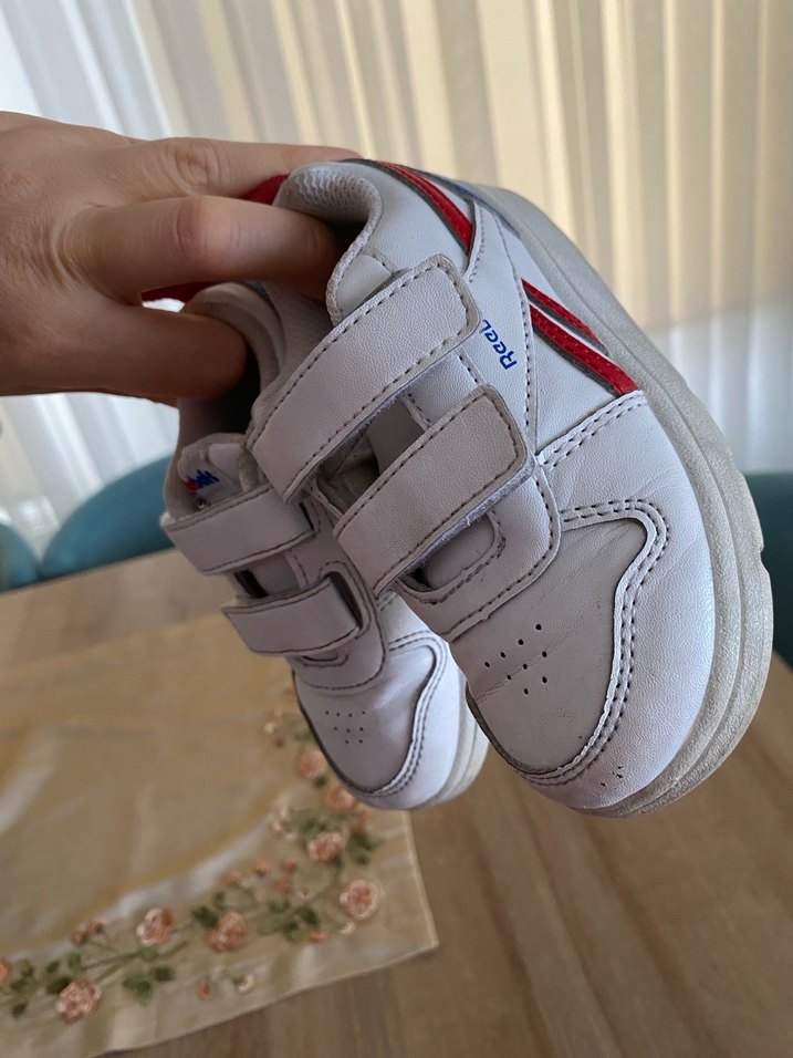 Reebook Beyaz Erkek Çocuk Spor Ayakkabı Velcro - Görsel 5