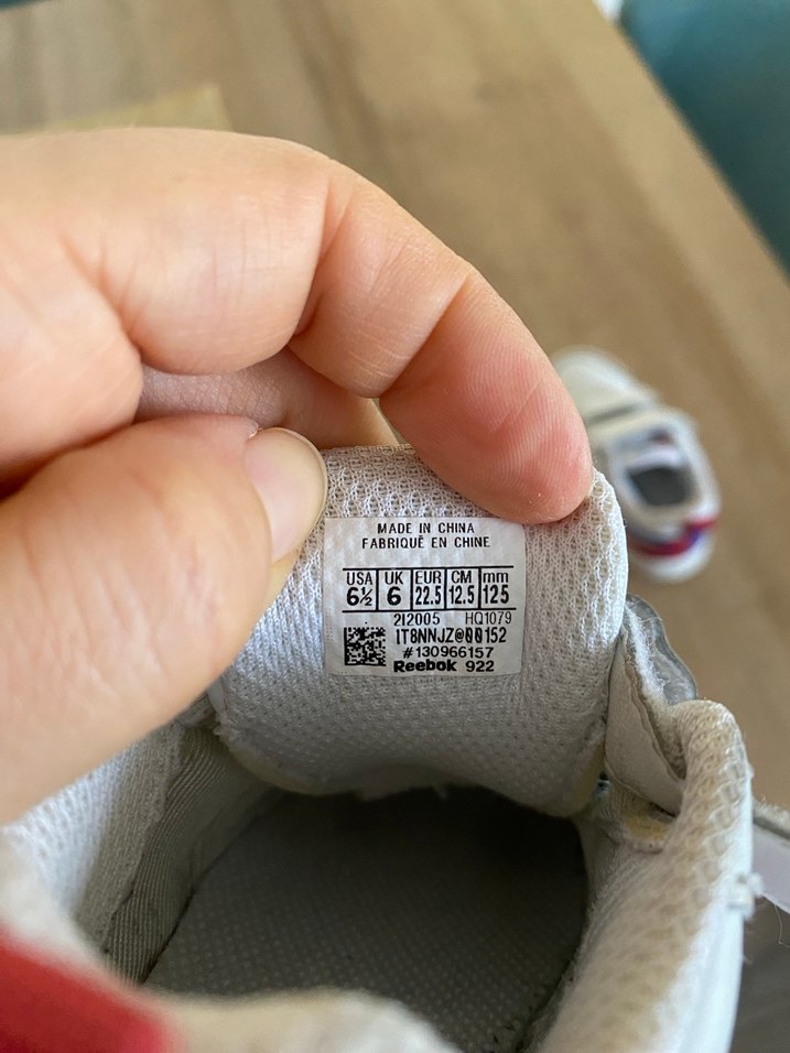 Reebook Beyaz Erkek Çocuk Spor Ayakkabı Velcro - Görsel 4