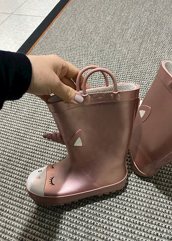 Kız Çocuk Pembe Unicorn Desenli Yağmur Çizmesi - Görsel 4