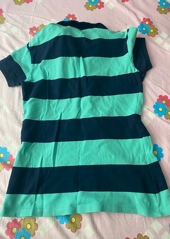 Yeşil Çizgili Polo Tişört - Görsel 2