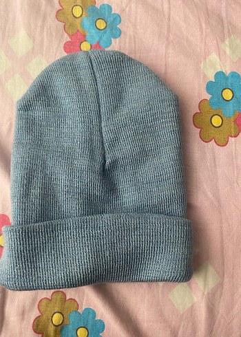 Kadın Mavi Örgü Bere - Görsel 2