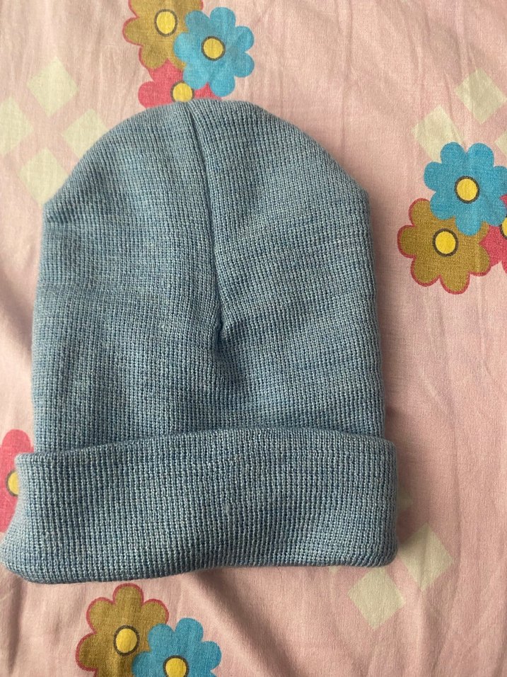 Kadın Mavi Örgü Bere - Görsel 2