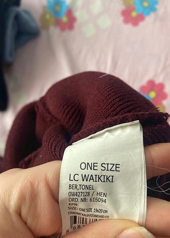 bordo Örgü Kadın Bere - Görsel 3