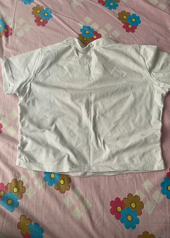 Kırmızı Baskılı Kısa Kollu - Görsel 2