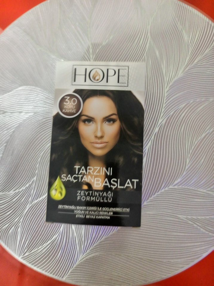 Hope Zeytinyağlı Saç Boyası 3.0 Koyu Kahve - Görsel 2