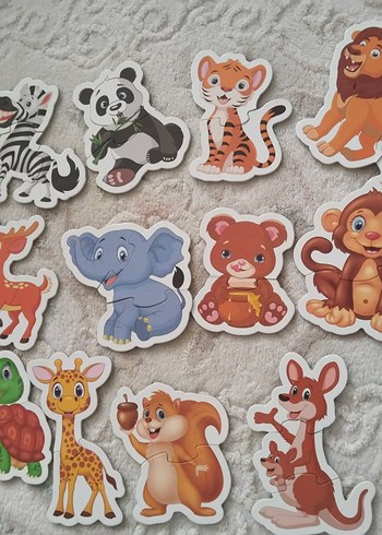 Orman Hayvanları Bebek Puzzle 28 Parça - Görsel 7