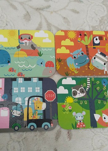 Orman Hayvanları Bebek Puzzle 28 Parça - Görsel 5